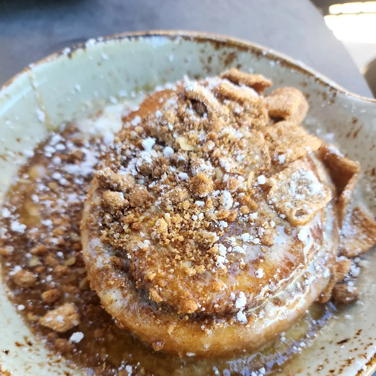 Cinnamon Chip Pancake Breakfast