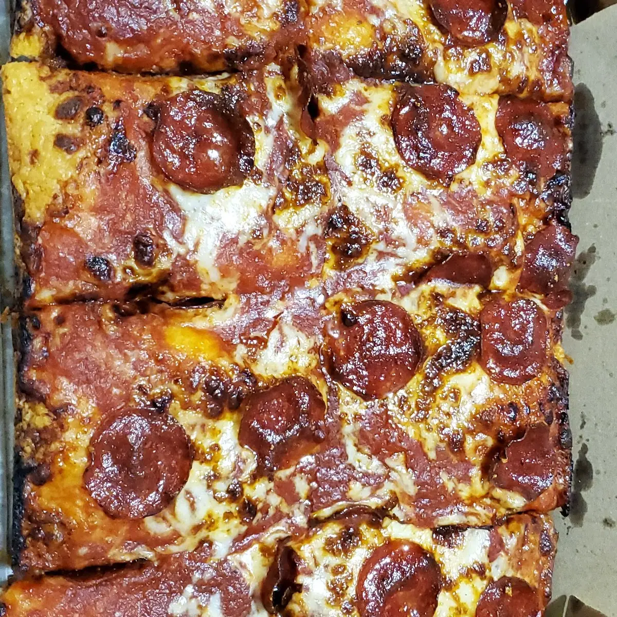 Deep Dish Pepperoni Pizza