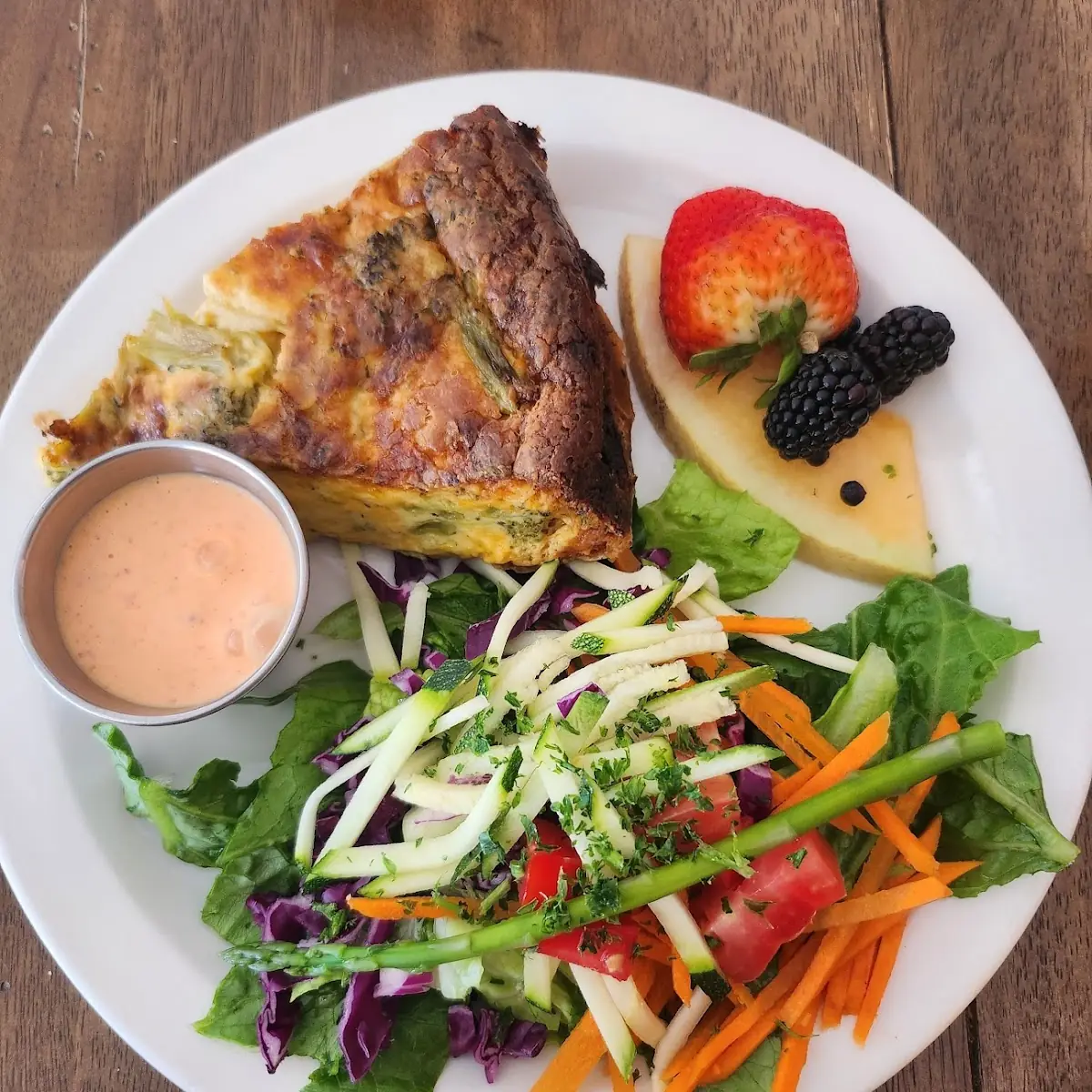 Broccoli Cheddar Quiche