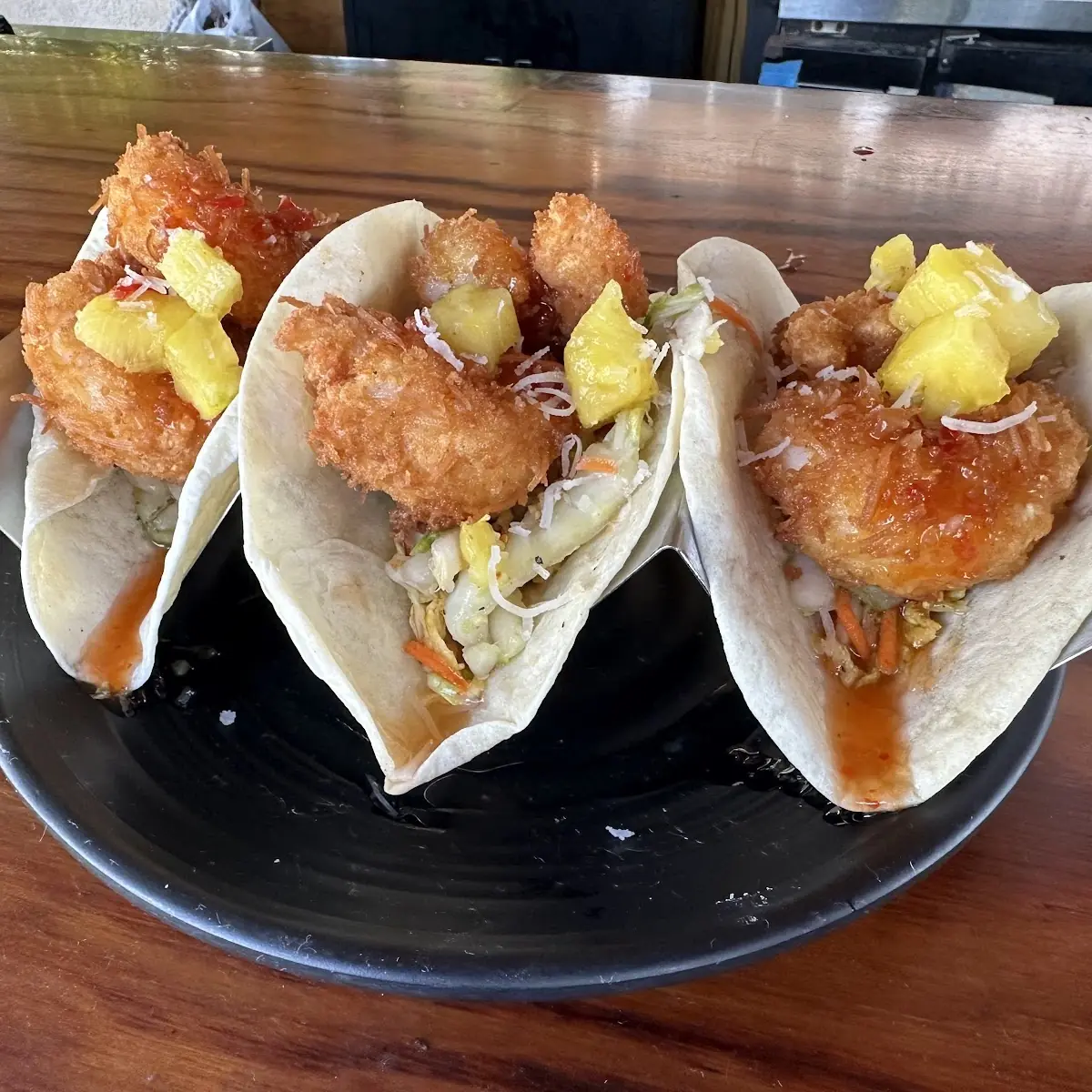 Coconut Shrimp Tacos