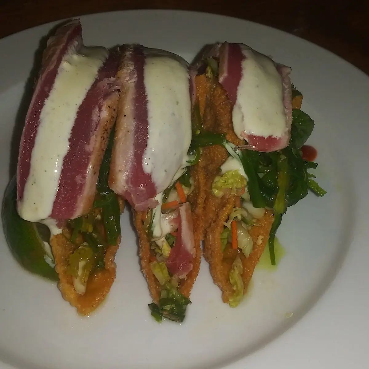 Seared Tuna Tacos