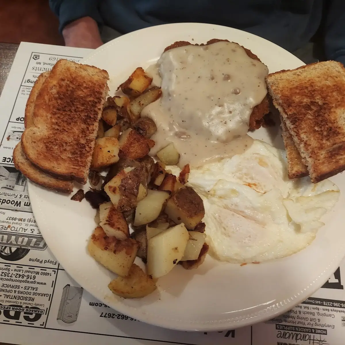 Breakfast Special Country Fried Steak