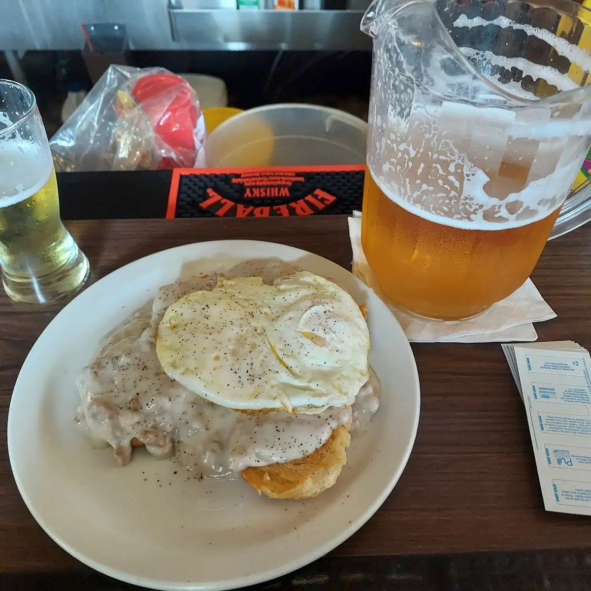 Sausage Gravy and Biscuits w Two Eggs