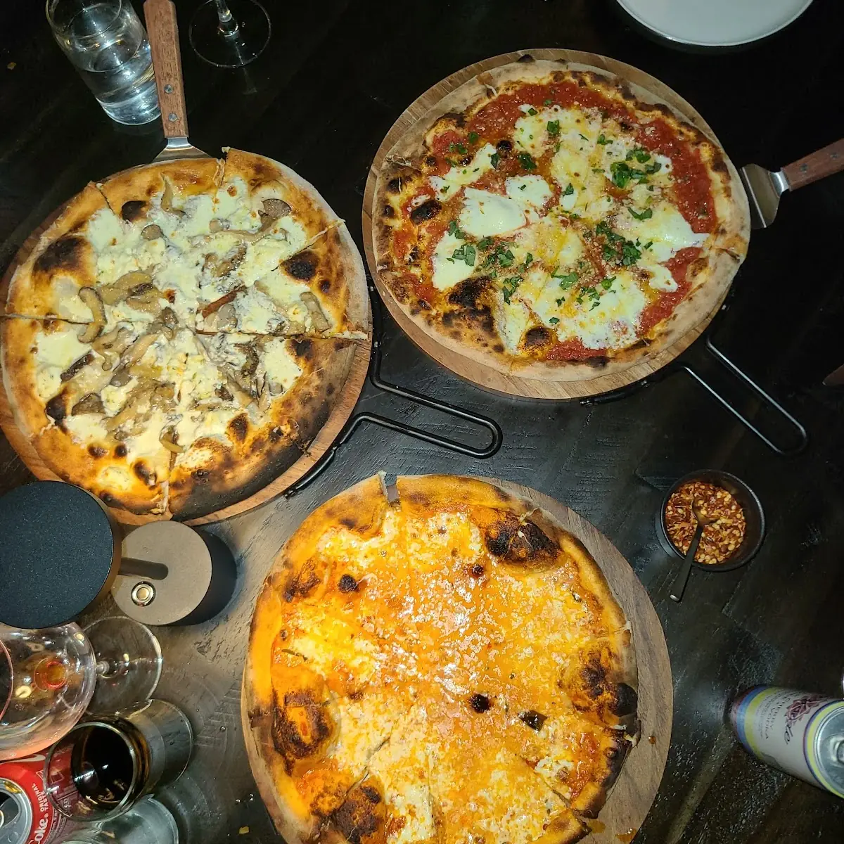 Mushroom Vodka and Margherita Pizza