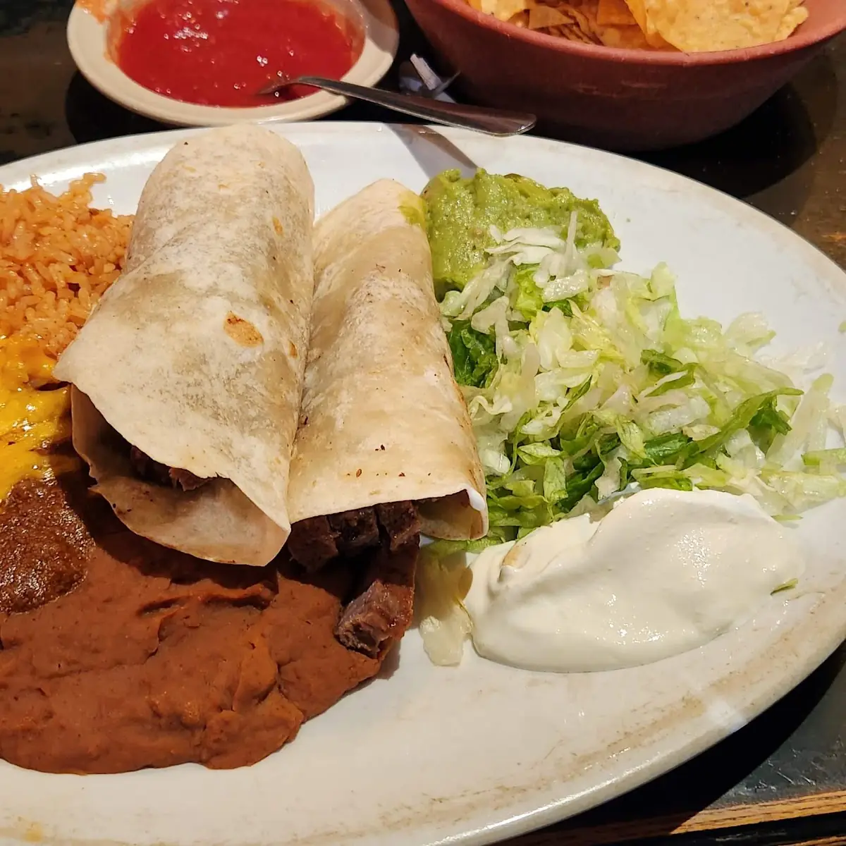 Fajita Beef Burrito Dinner
