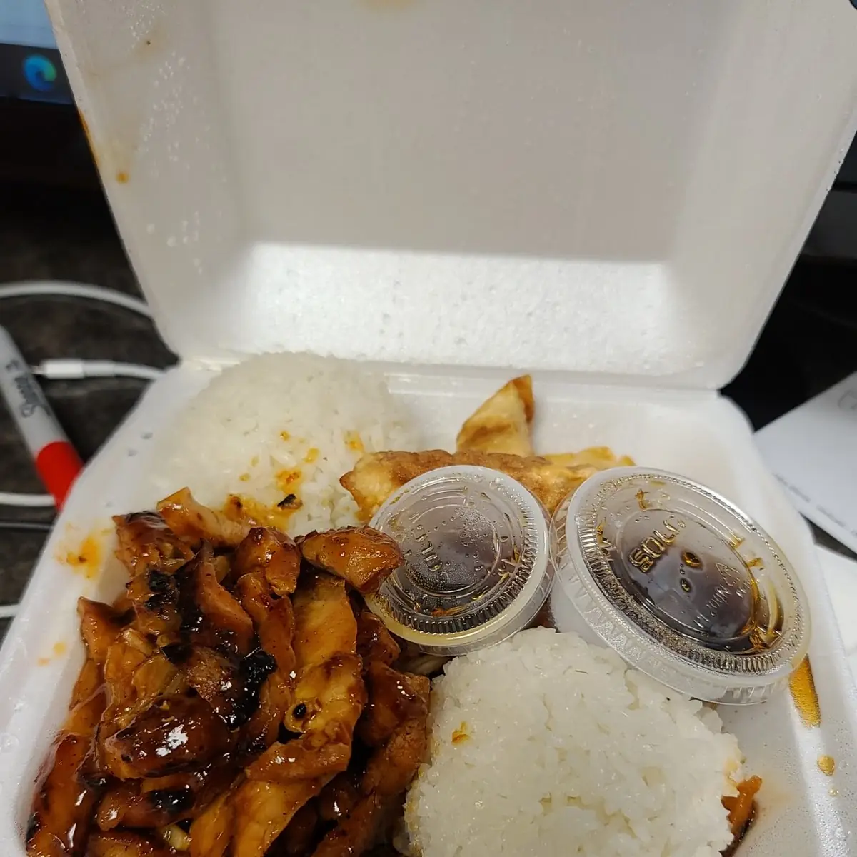 Chicken Teriyaki with Goyza