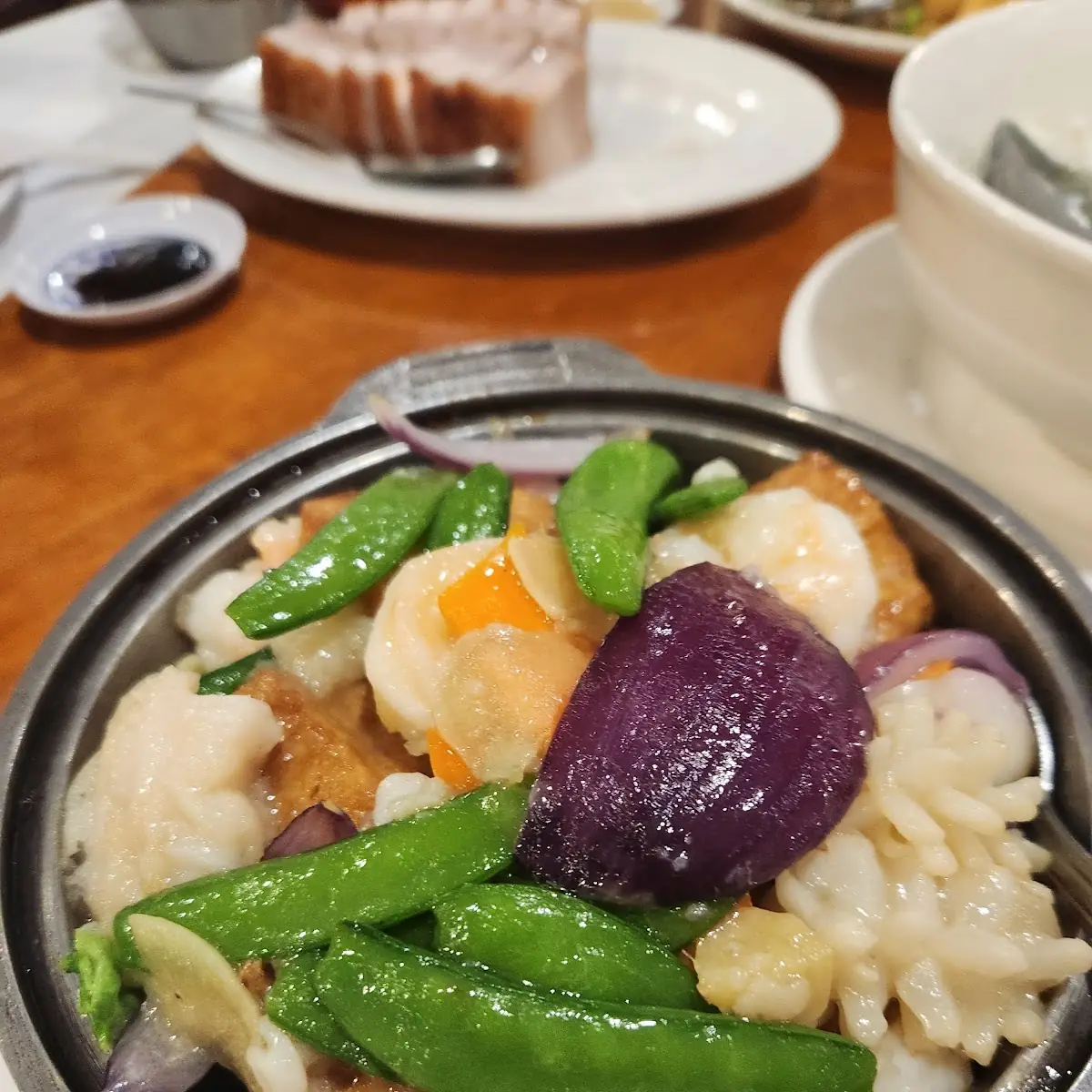 Seafood Fried Tofu Pot
