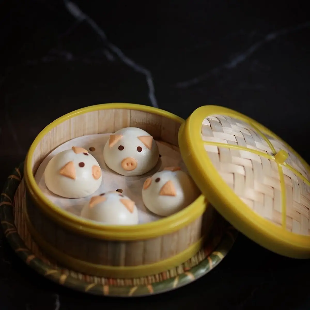 Piggy Custard Bun 4pcs