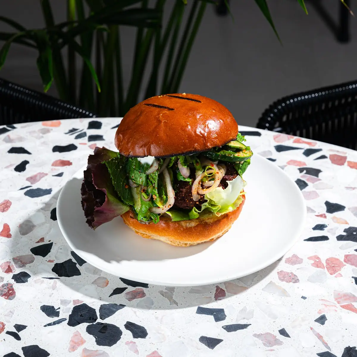 Laab Pork Burger