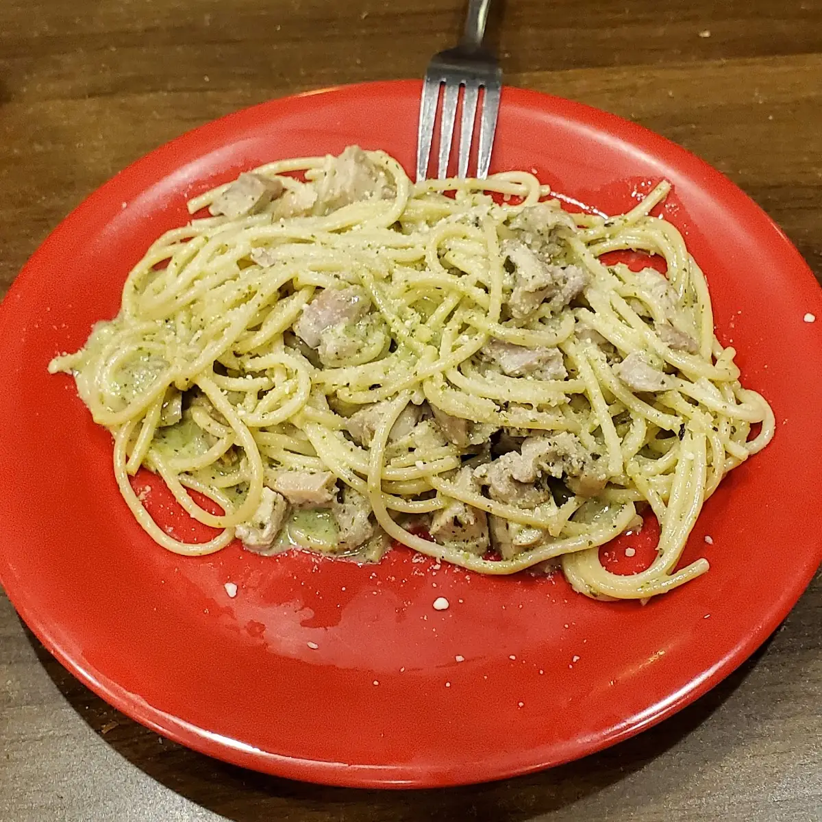Chicken Pesto Spaghetti