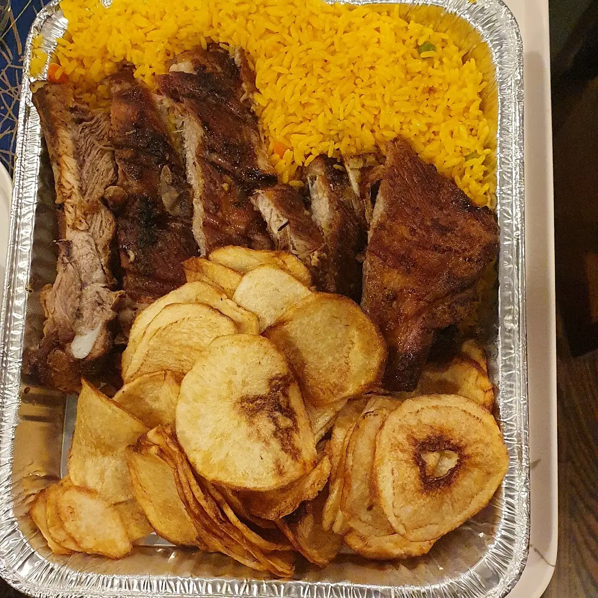 BBQ Pork Ribs Platter