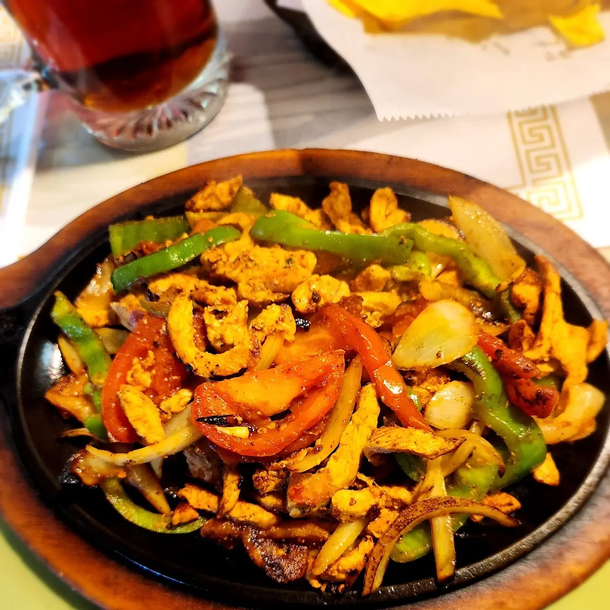 Chicken Fajitas Dos Equis Draft
