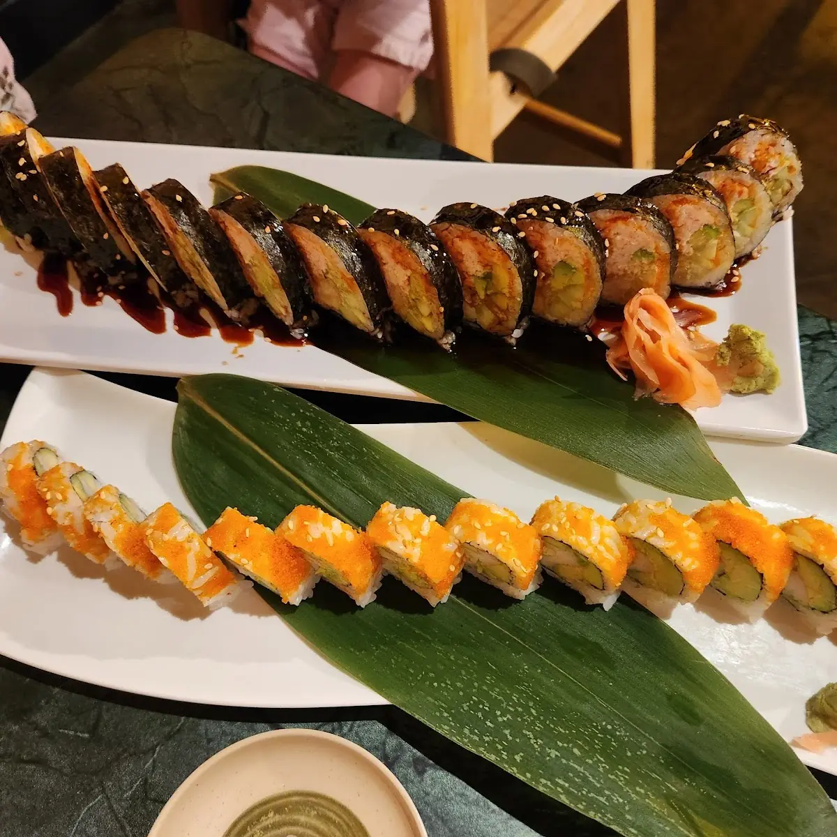 Apple Blossom Roll and California Roll