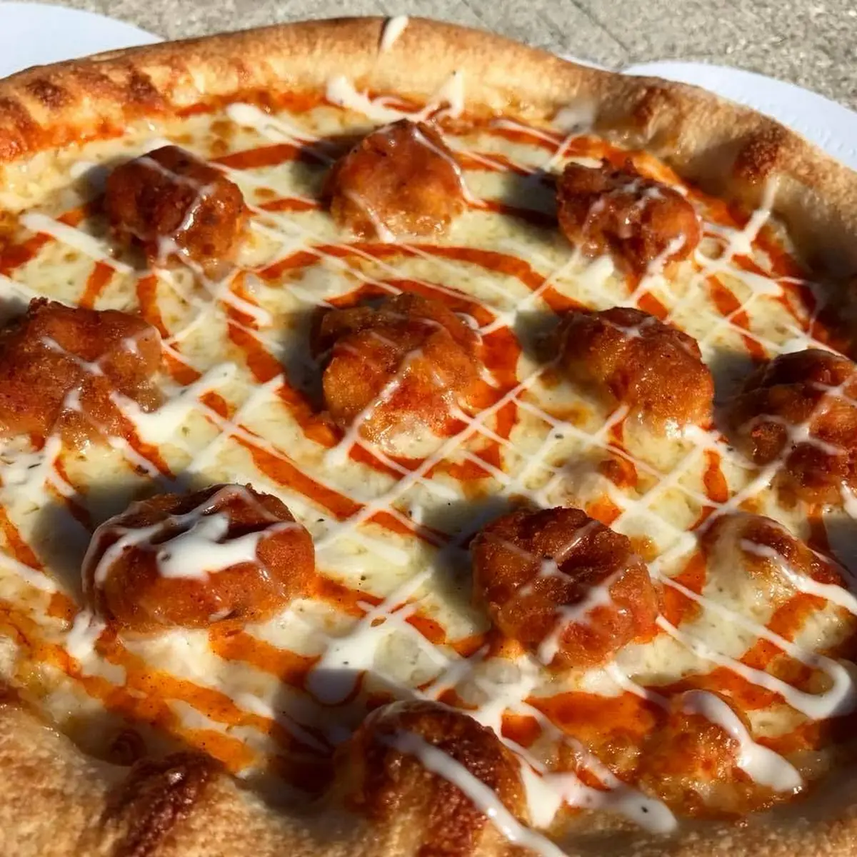 Great Balls of Fire - Buffalo Chicken Pizza