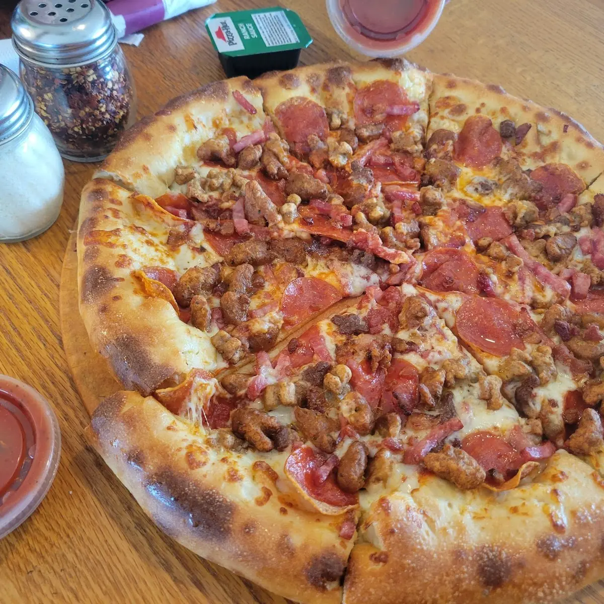 Stuffed Crust Meat Lovers Pizza