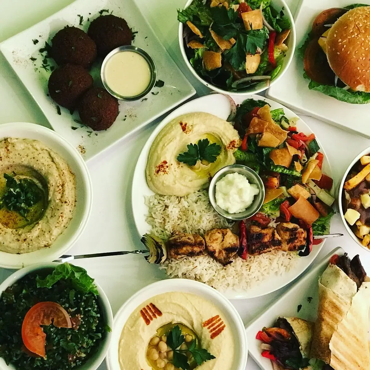 Shish Tawauk Hummus, Aromas Café by 7Spices