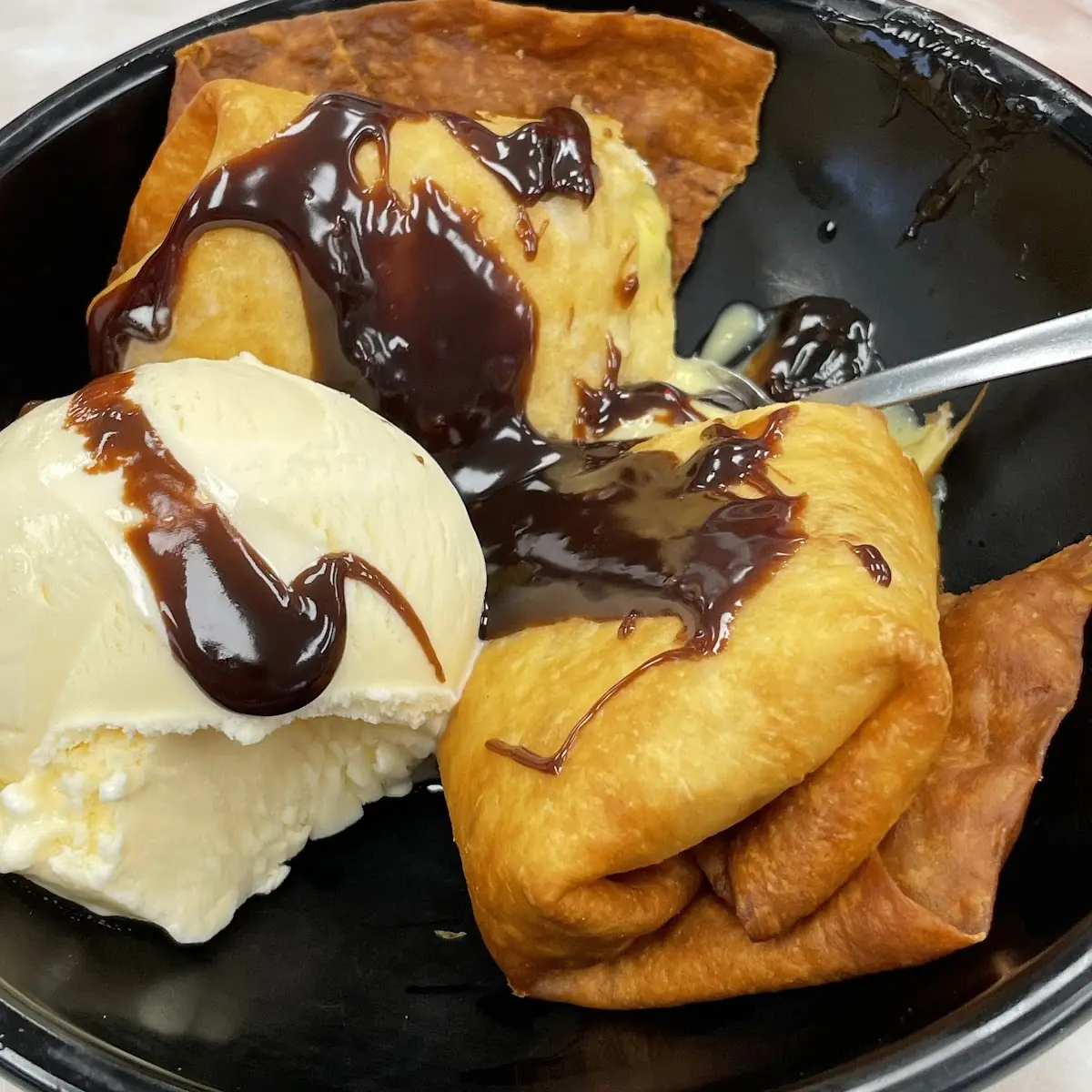 Fried Banana Pudding