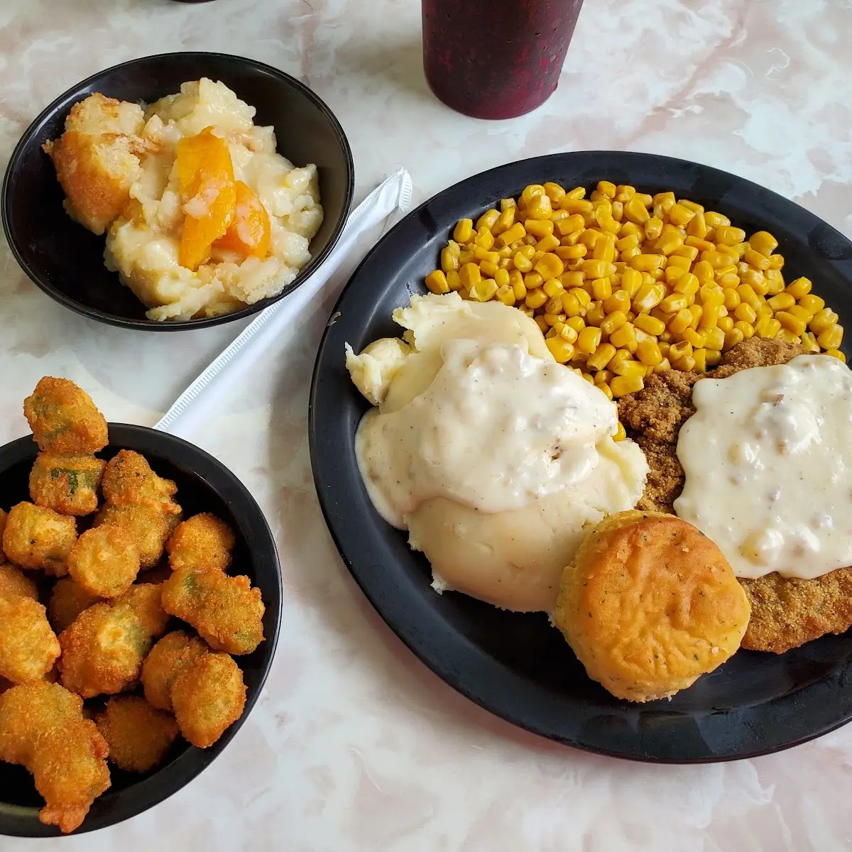 Mac and Cheese Mashed Potatoes with Gravy