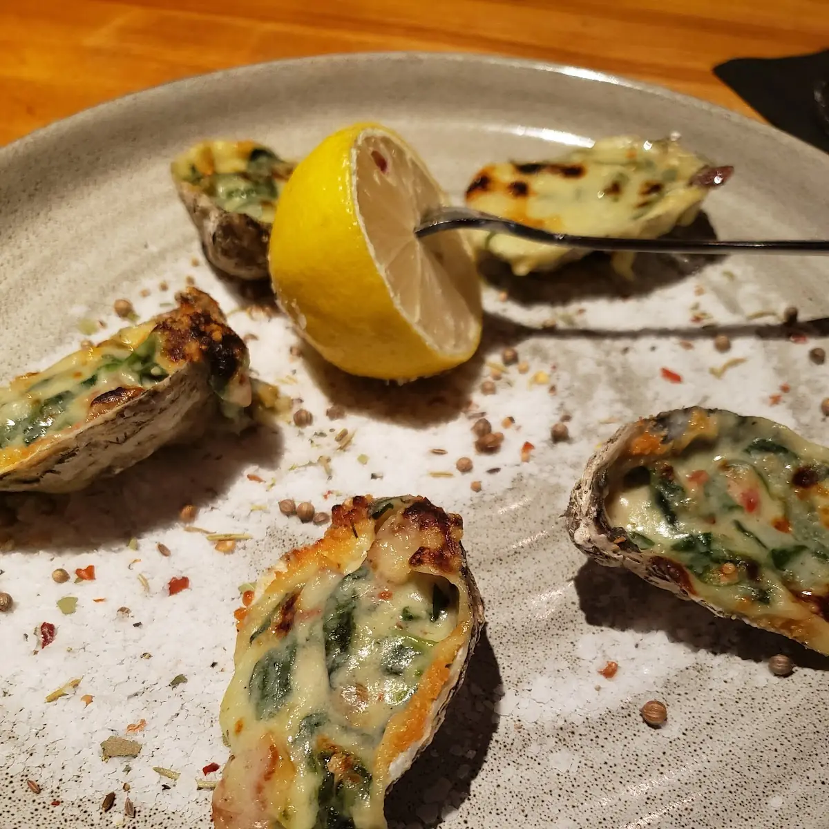 Oysters Rockefeller