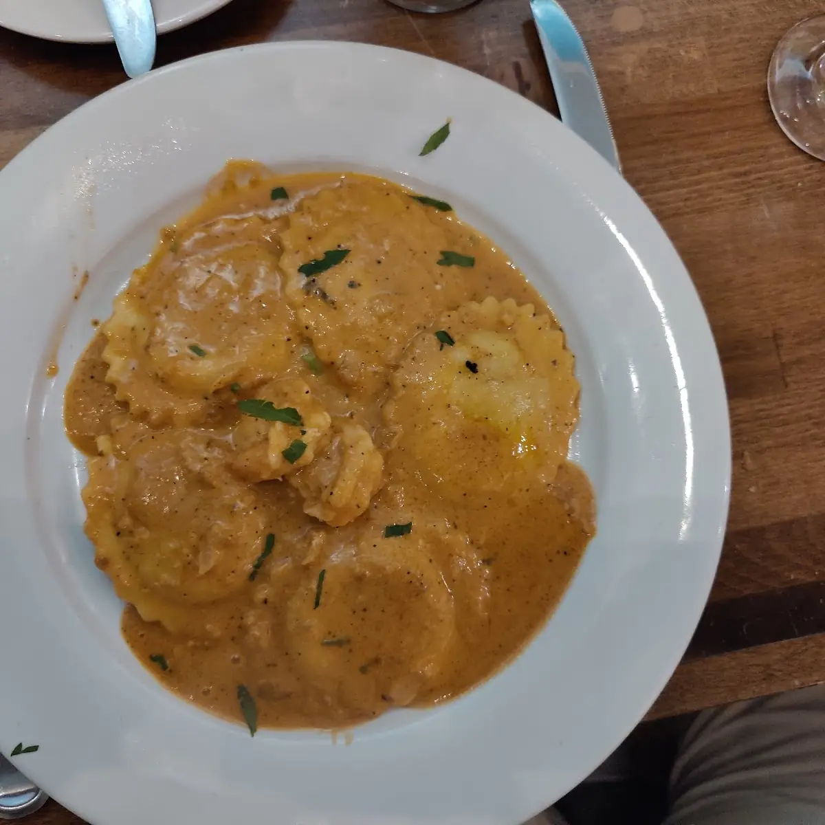 Lobster Ravioli Marinara