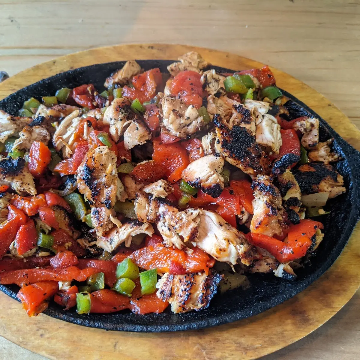 Grilled Chicken Fajitas