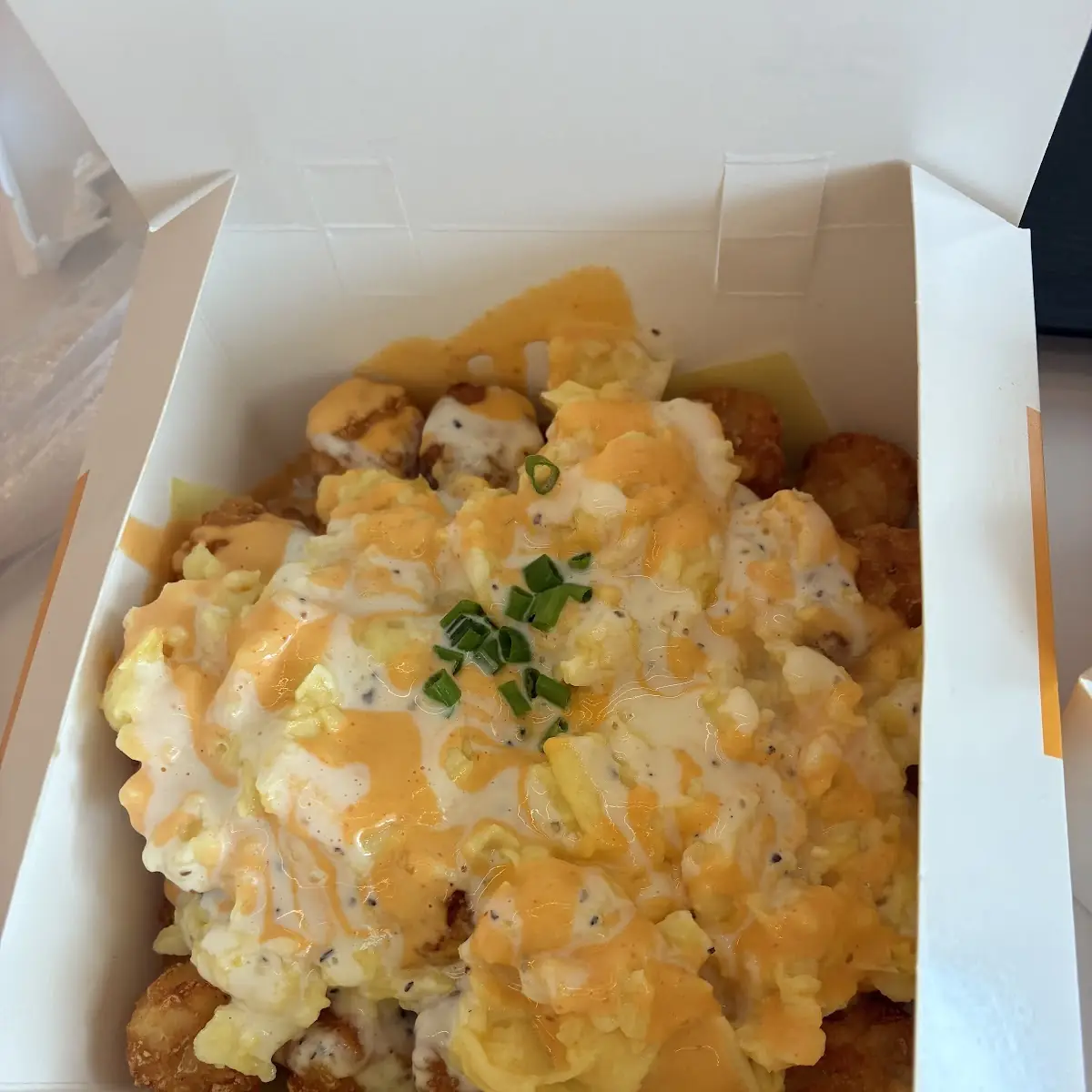 Cheesy Egg Potato Fries