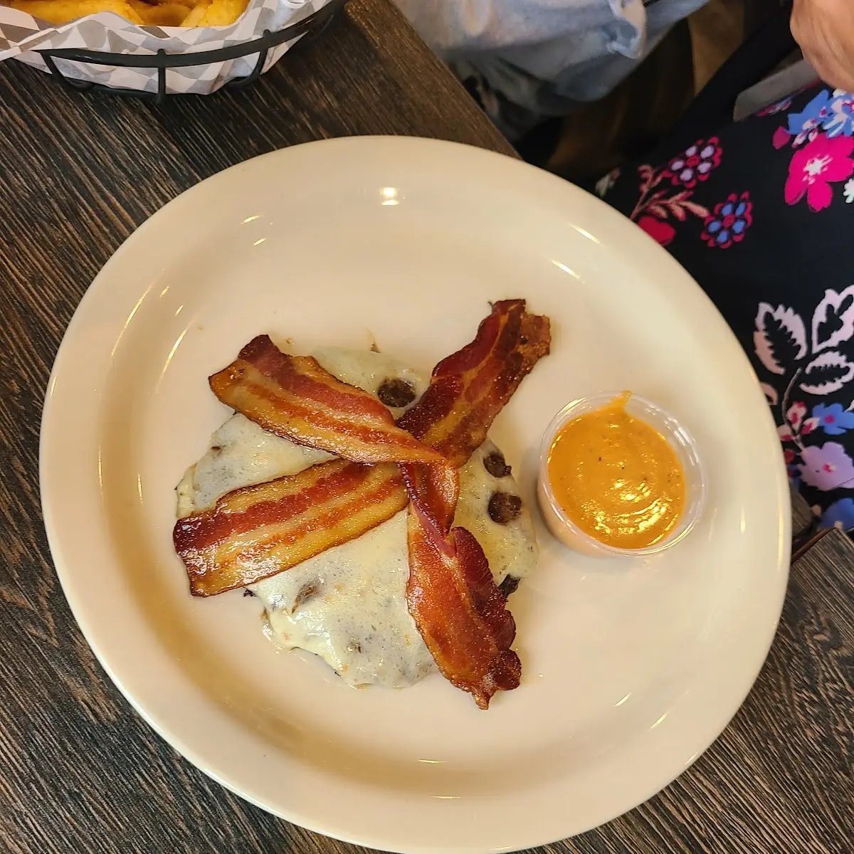 Burger and Bacon Cheeseburger