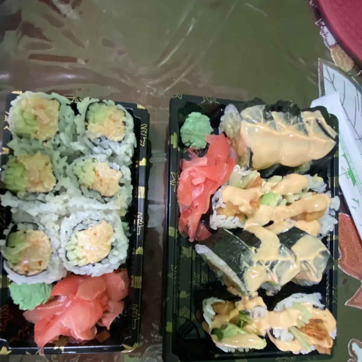 Tempura Shrimp Rolls & Spicy Shrimp Roll