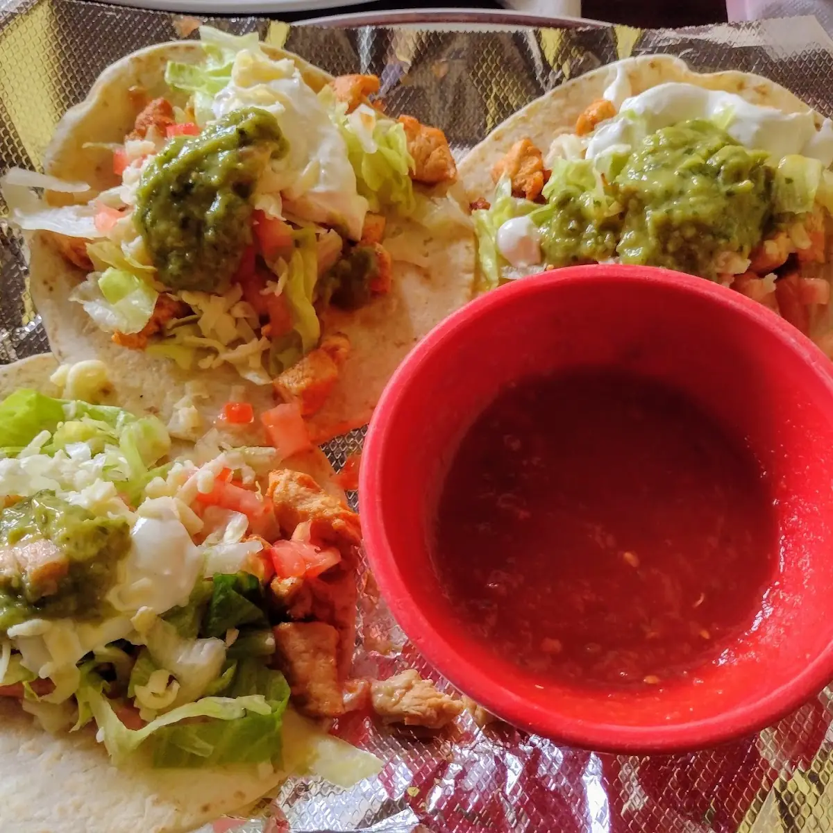 Chicken Soft Tacos