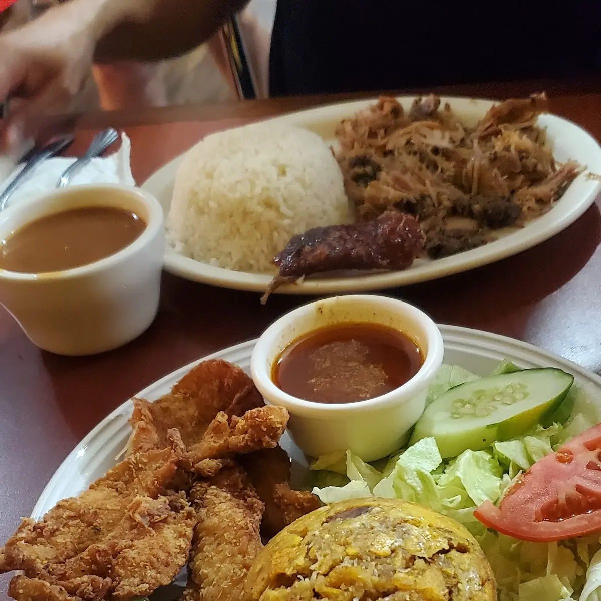 Mofongo Con Chicharron De Pollo Chicken