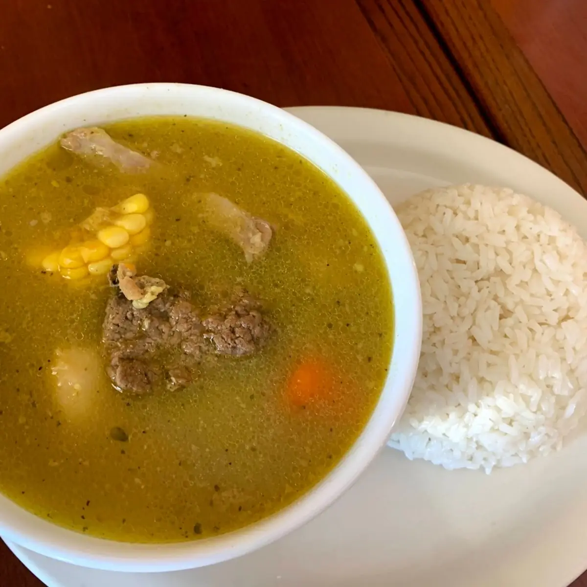 Sancocho and White Rice