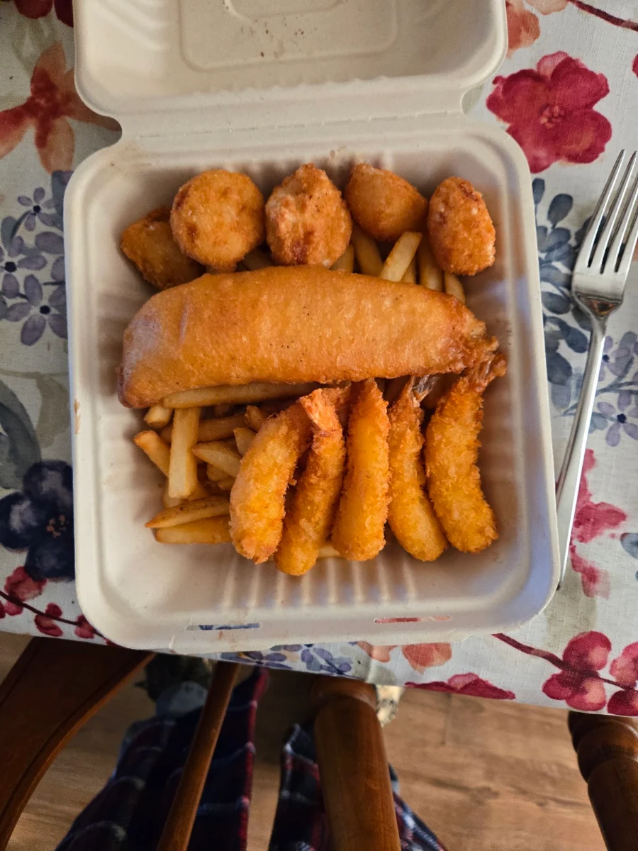 Family Pack Fish & Chips, Alexandra's Pizza Spryfield