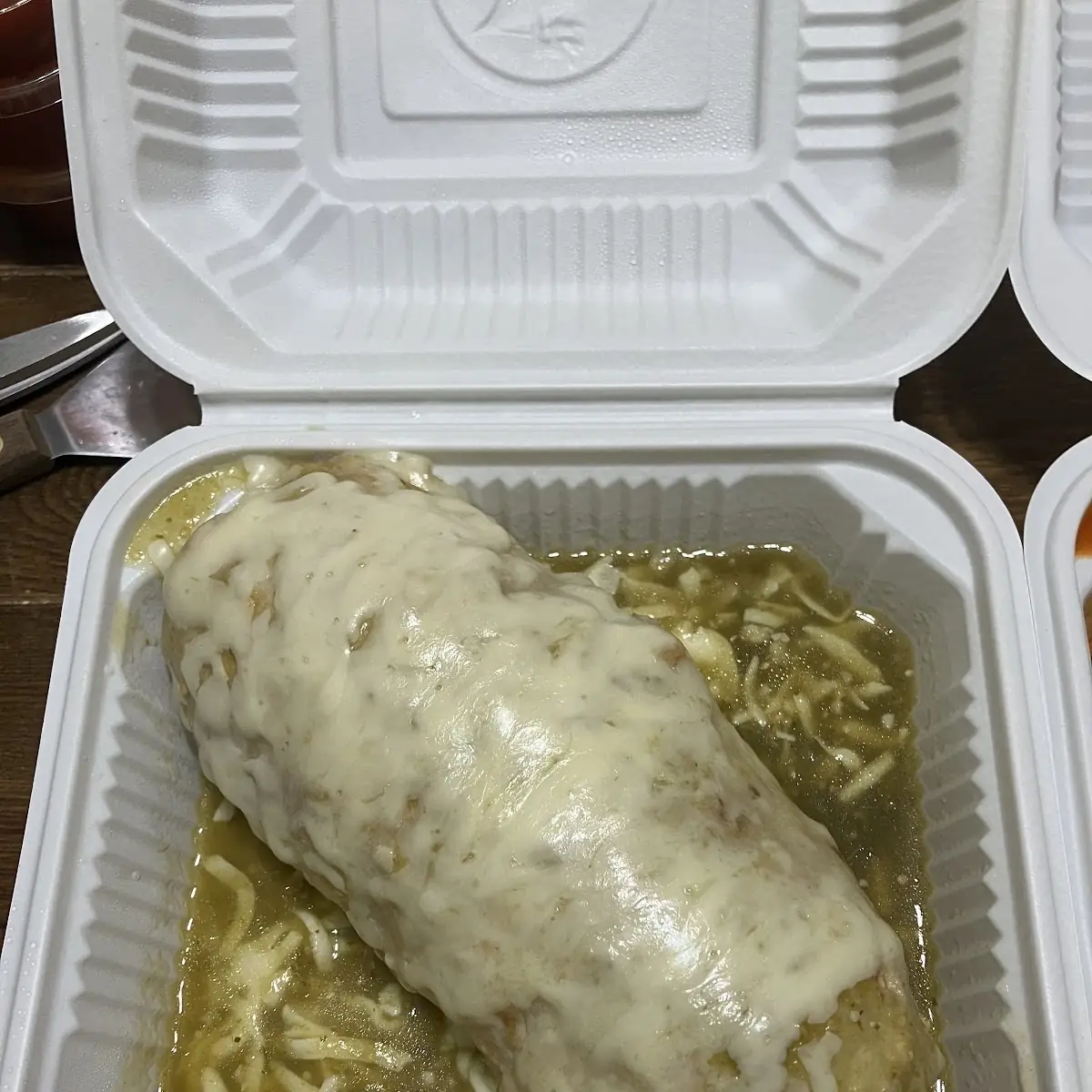 Super Burrito Salsa Verde Wet Burrito