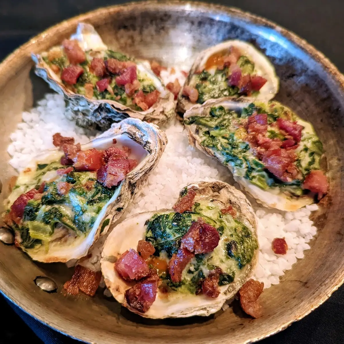 Oysters Rockefeller