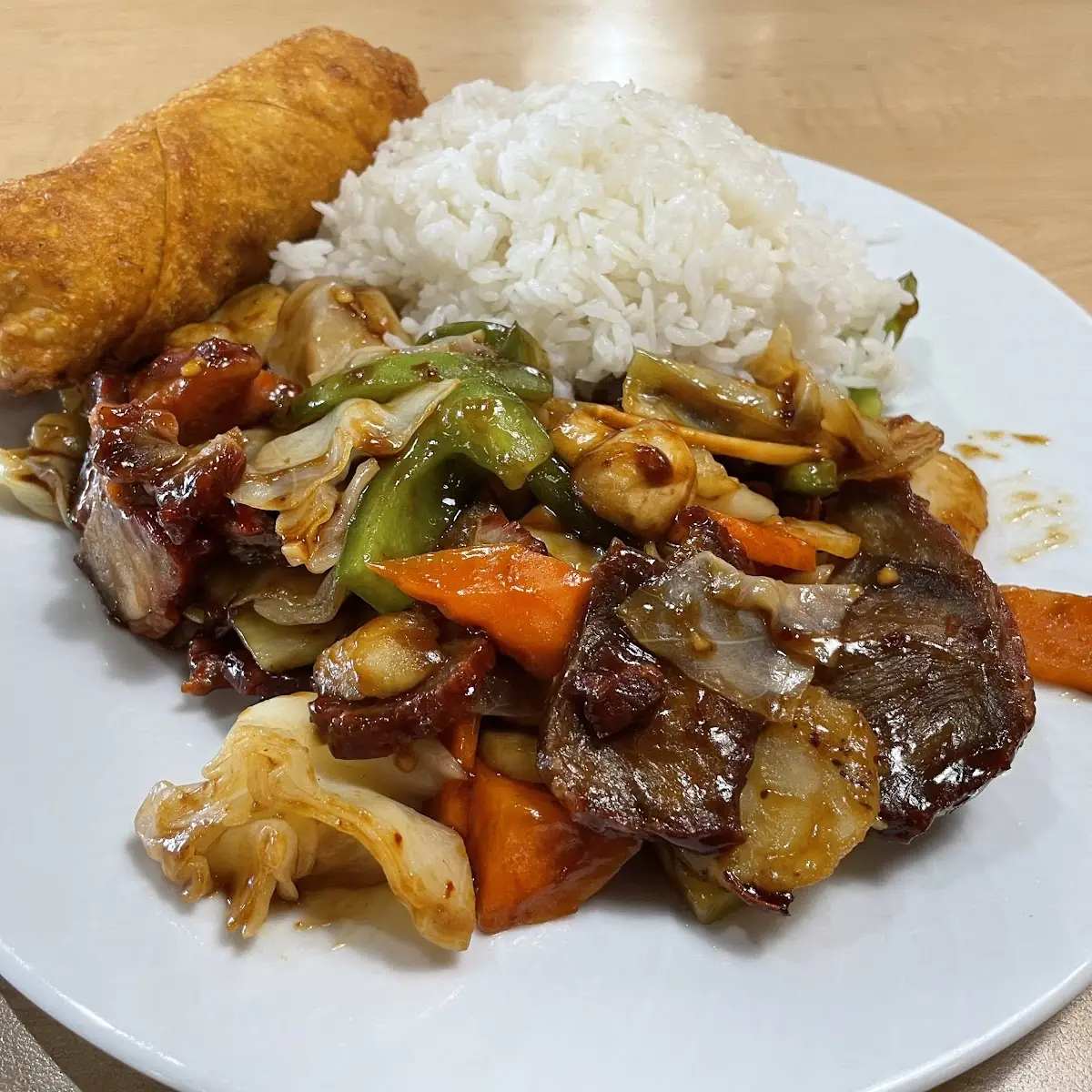 Twice Cooked Pork Lunch