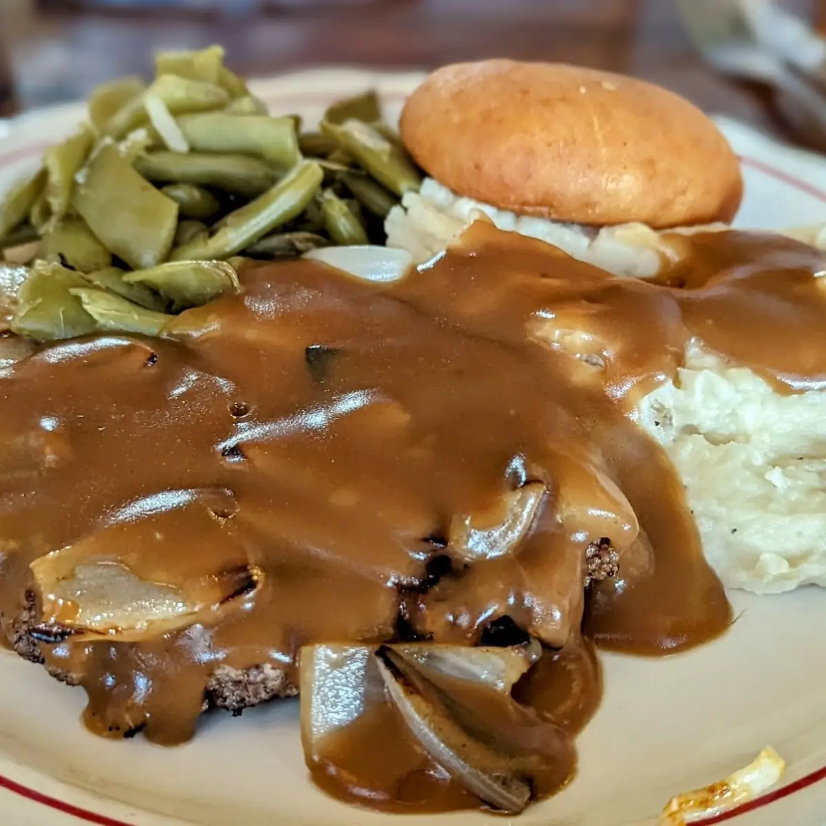 Hamburger Steak Dinner