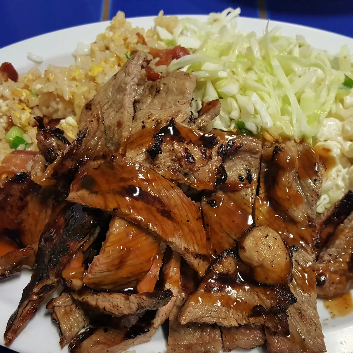 Beef Teriyaki and Bacon Brown Rice