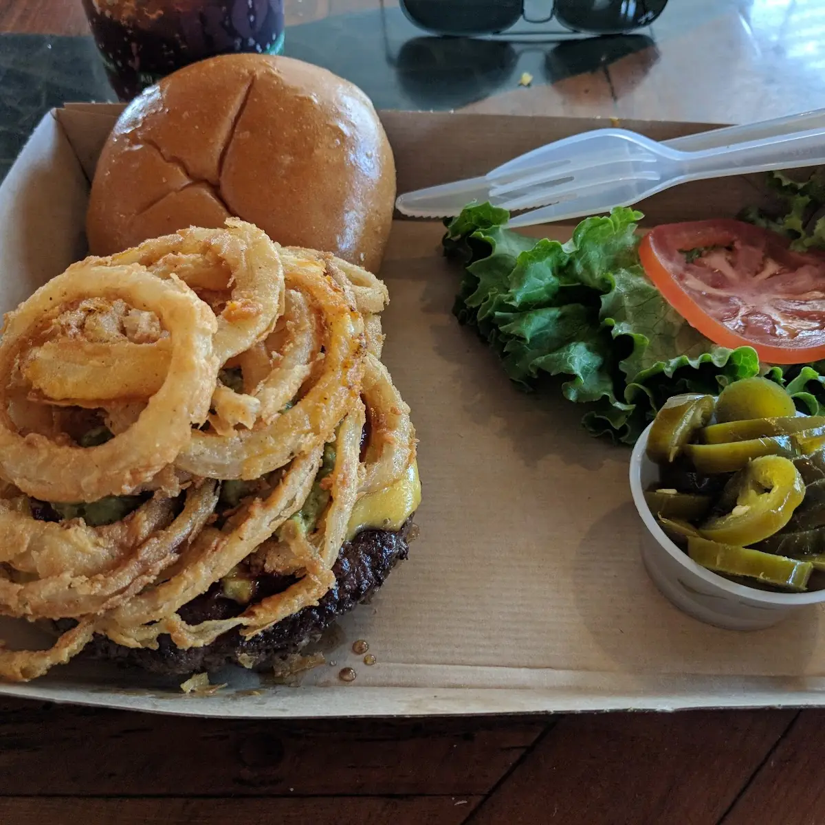 The Texas Burger with Buffalo Burger