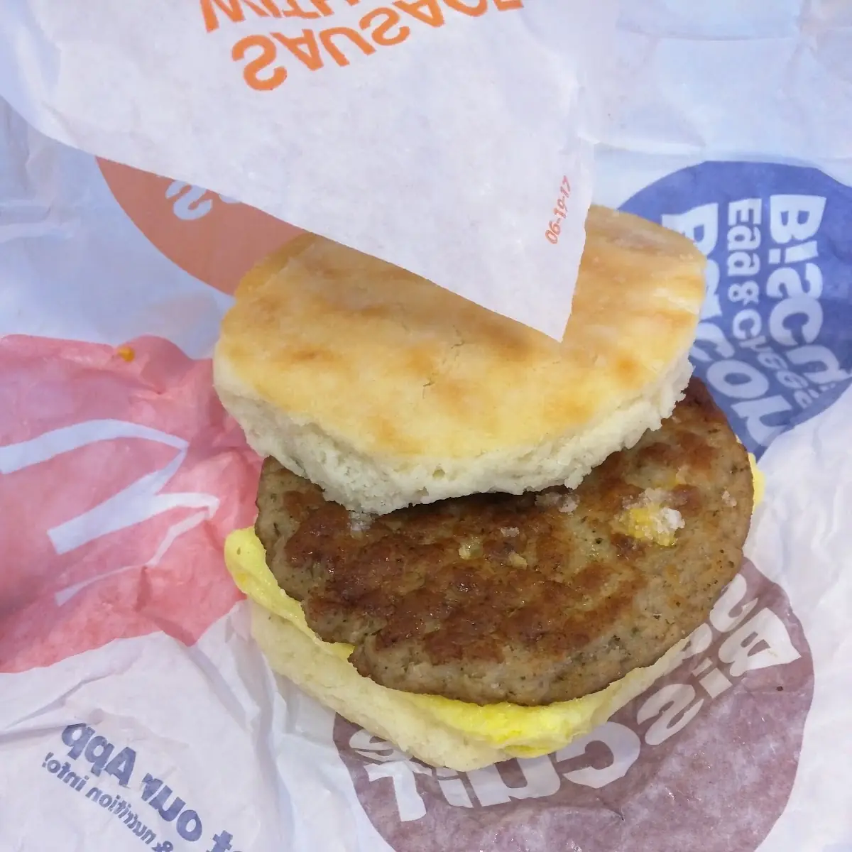 Sausage Egg Biscuit