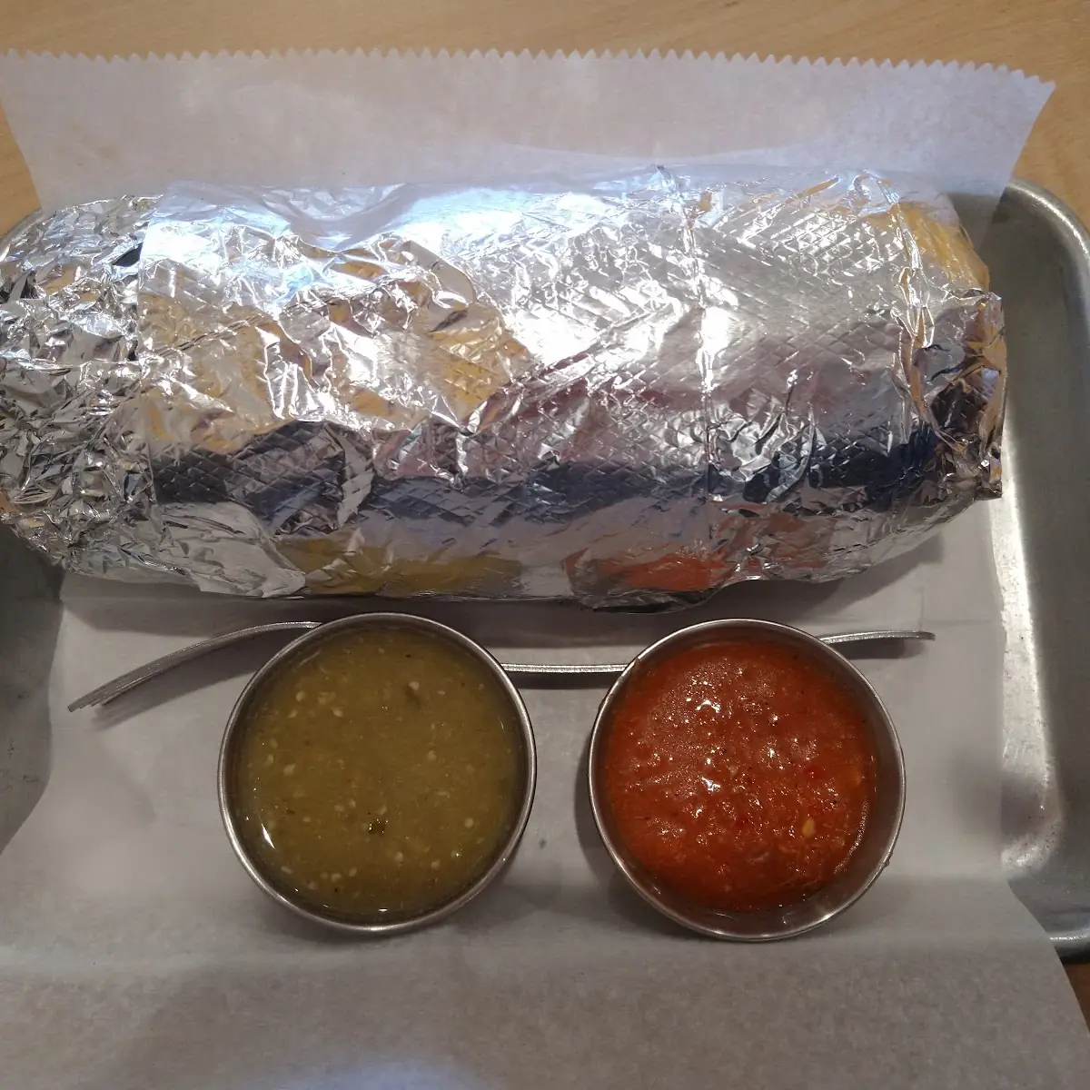 Grande Breakfast Burrito Interior