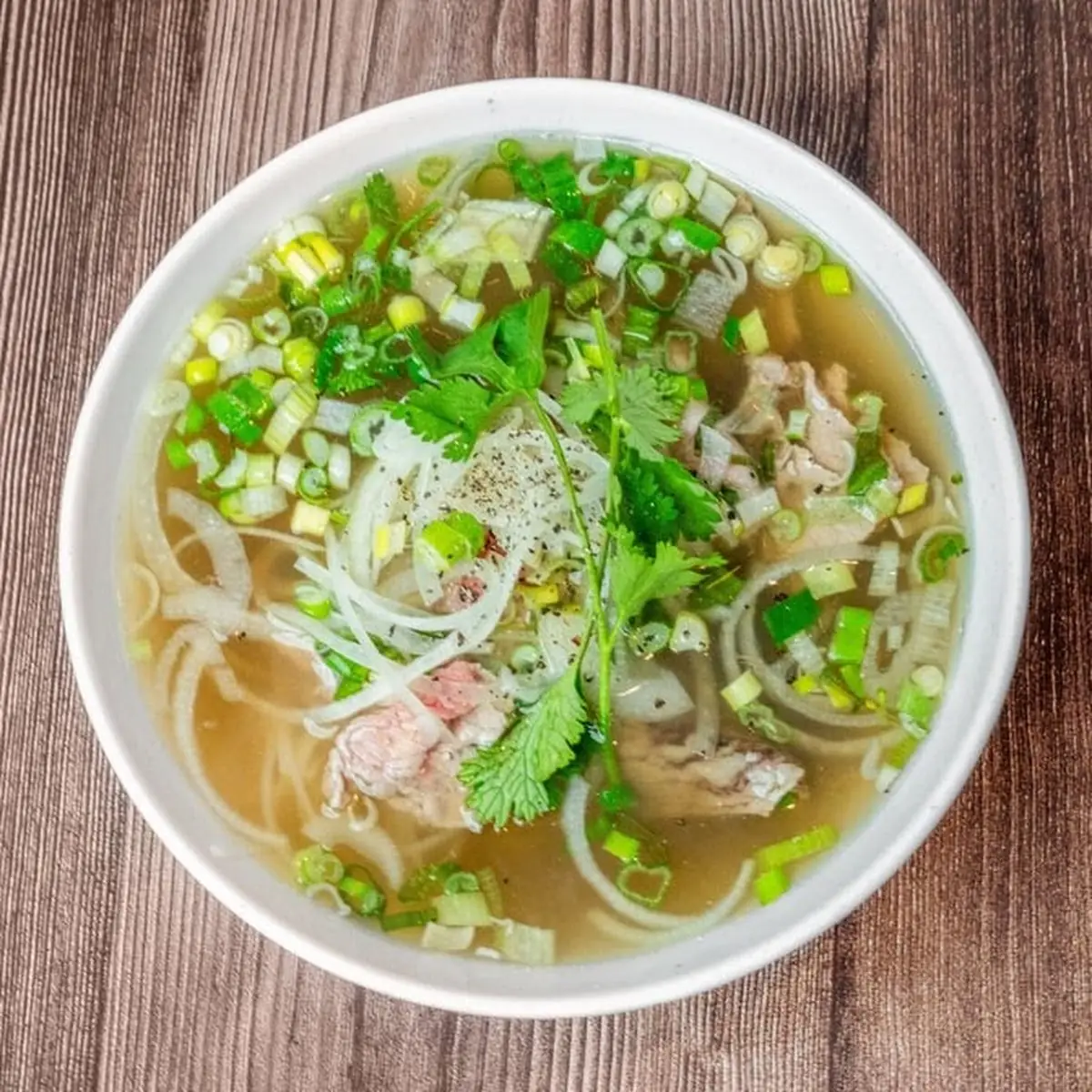 12a Rare and Brisket Pho Large