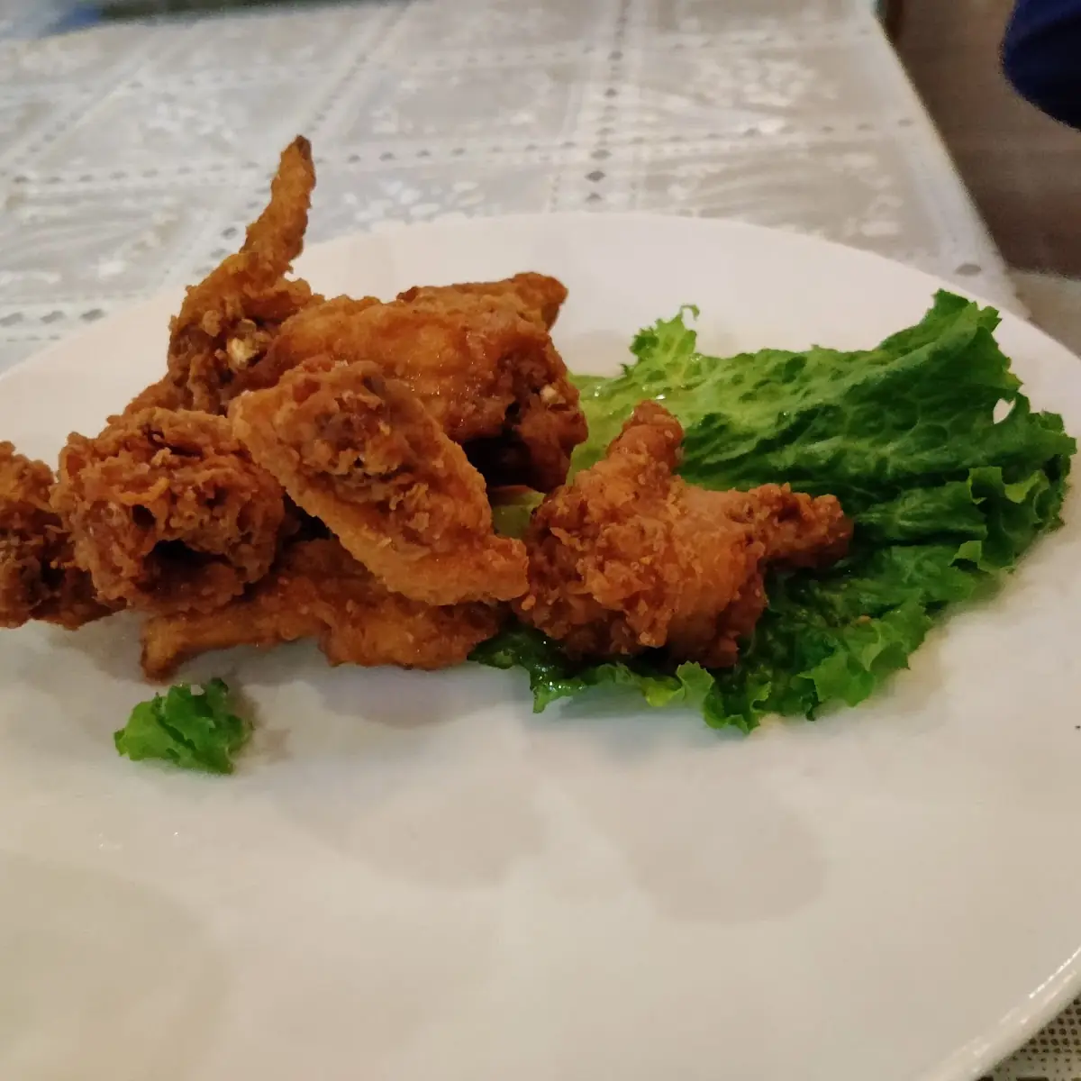 Fried Chicken Wings with Butter