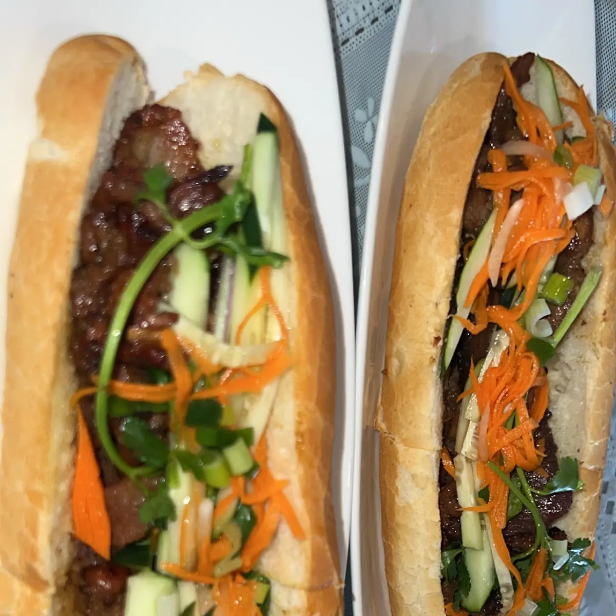 Vietnamese Hoagies Bánh Mì Thịt Nướng