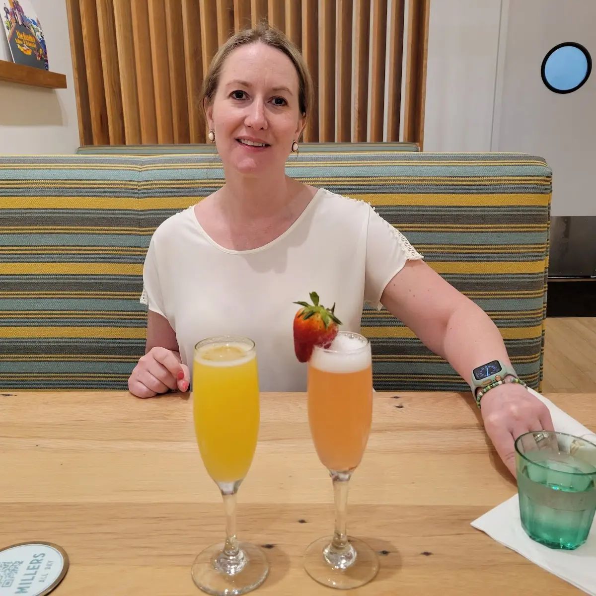 Classic and Strawberry Mimosas