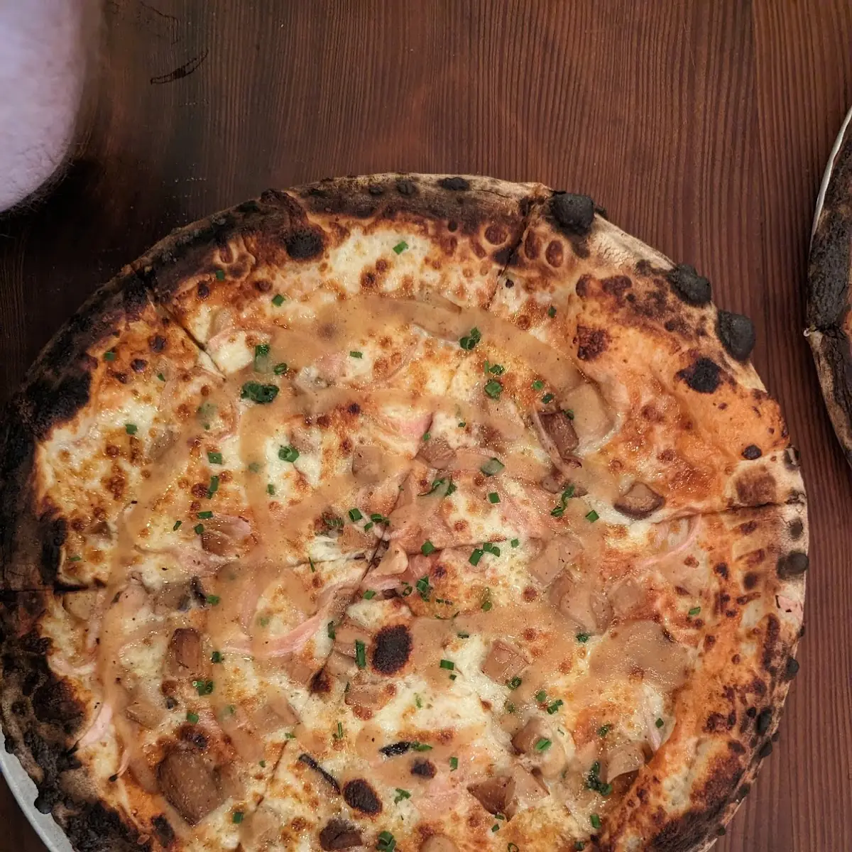 BBQ Mushroom Pizza