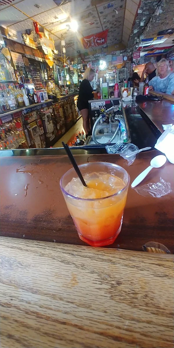 Tequila Sunrise Made with Patron Anejo
