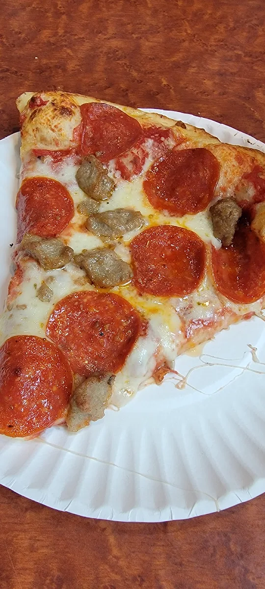 Pepperoni and Sausage Pizza