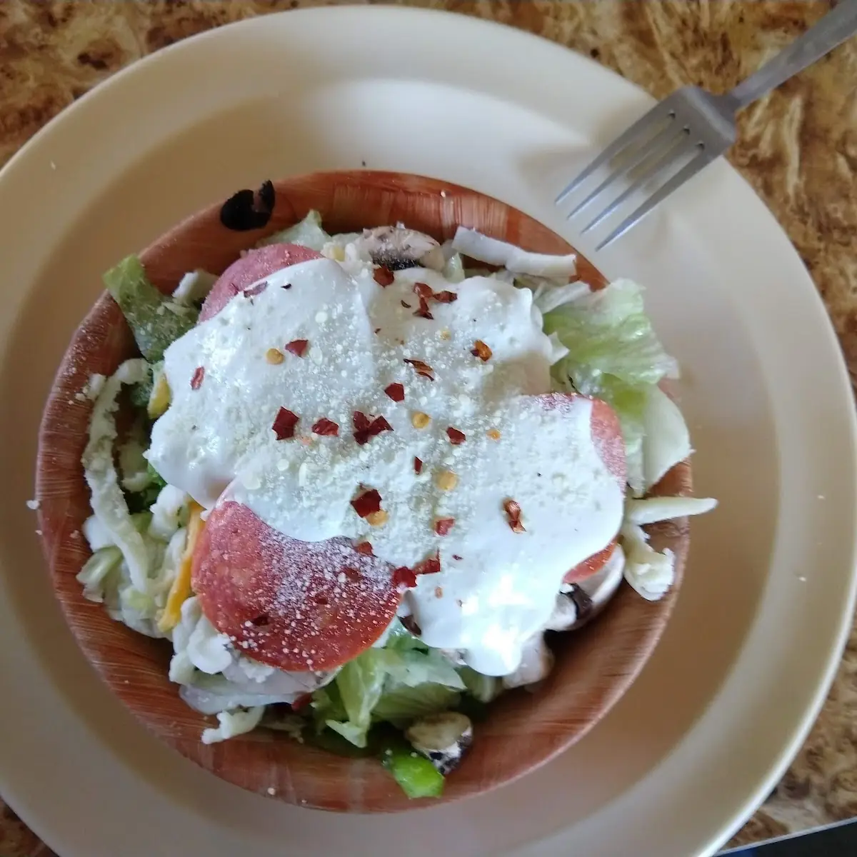 Salad with Blue Cheese