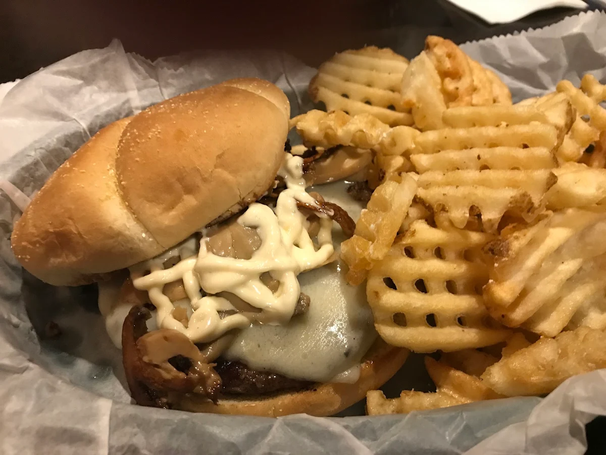 Mushroom Swiss Burger