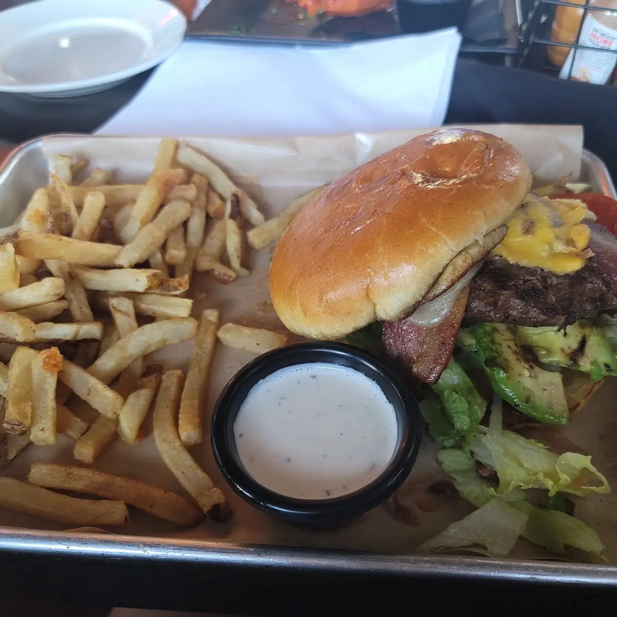 Swiss Mush Burger